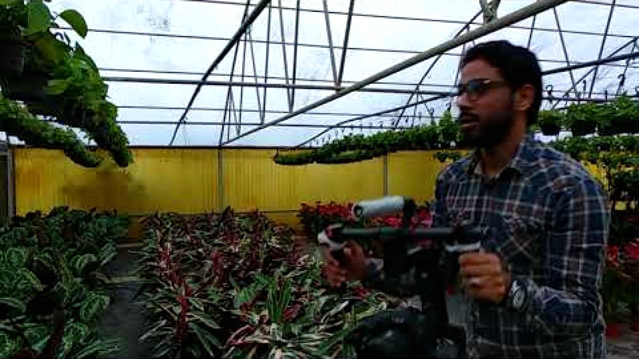 making of covring for the farm of Hamza for gardens